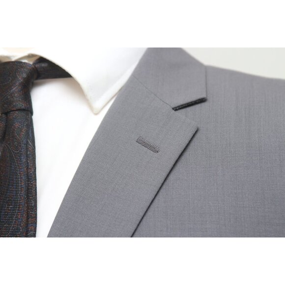 Jos A Bank 42L Men's 2pc Suit Jacket Blazer Pant Size 36L Grey E01017‎ - Picture 11 of 16